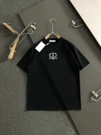 Heavy Industry Cd Letter Precision Spring Summer Short Sleeve Replica Dior Tshirts and Polos