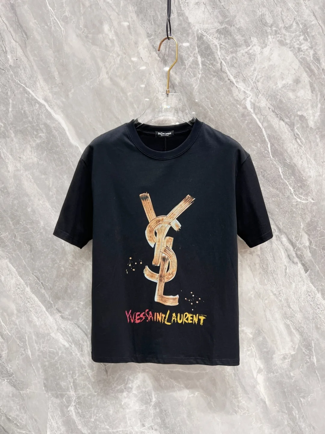 SAINT LAURENT New style latest short-sleeve round-neck T-shirt SAINT LAURENT New style latest short-sleeve round-neck T-shirt