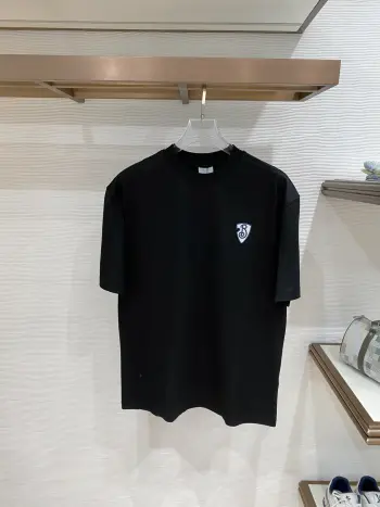 Latest short-sleeve round-neck men s T-shirt Replica Burberry Tshirts and Polos