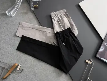 Elastic Waist Straight-leg Casual Pants Replica Louis Vuitton Pants and Trousers