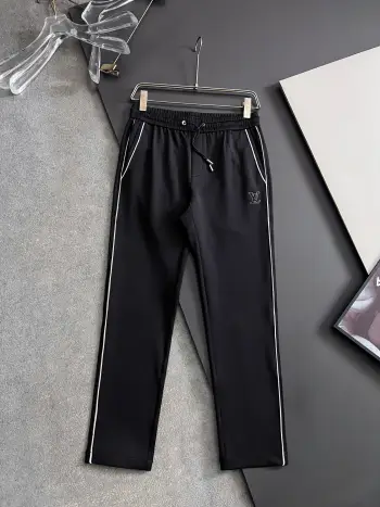 Spring and summer linen-cotton straight casual pants Replica Louis Vuitton Pants and Trousers