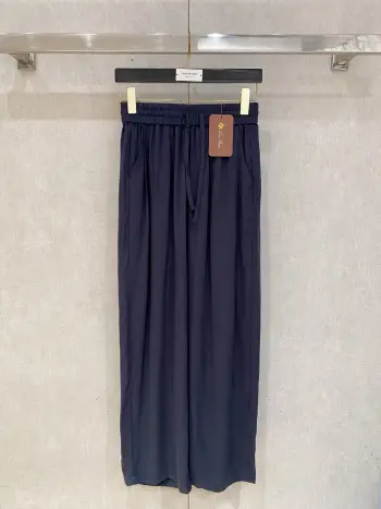 Tencel Linen Fashion Vintage Style Casual Pants Replica Loro Piana Pants and Trousers