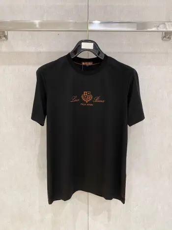 Xinjiang Long Staple Cotton Round Neck Short Sleeve Polo Replica Loro Piana Tshirts and Polos