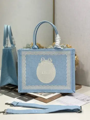 1286 Pattern Mixed Shopping Bag Women s Shoulder Bag Replica Dior womens bags