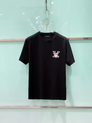 New style latest short-sleeve round-neck T-shirt Replica Louis Vuitton Tshirts and Polos