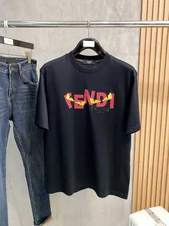 Xinjiang long-staple cotton men s short-sleeve T-shirt Replica Fendi Tshirts and Polos