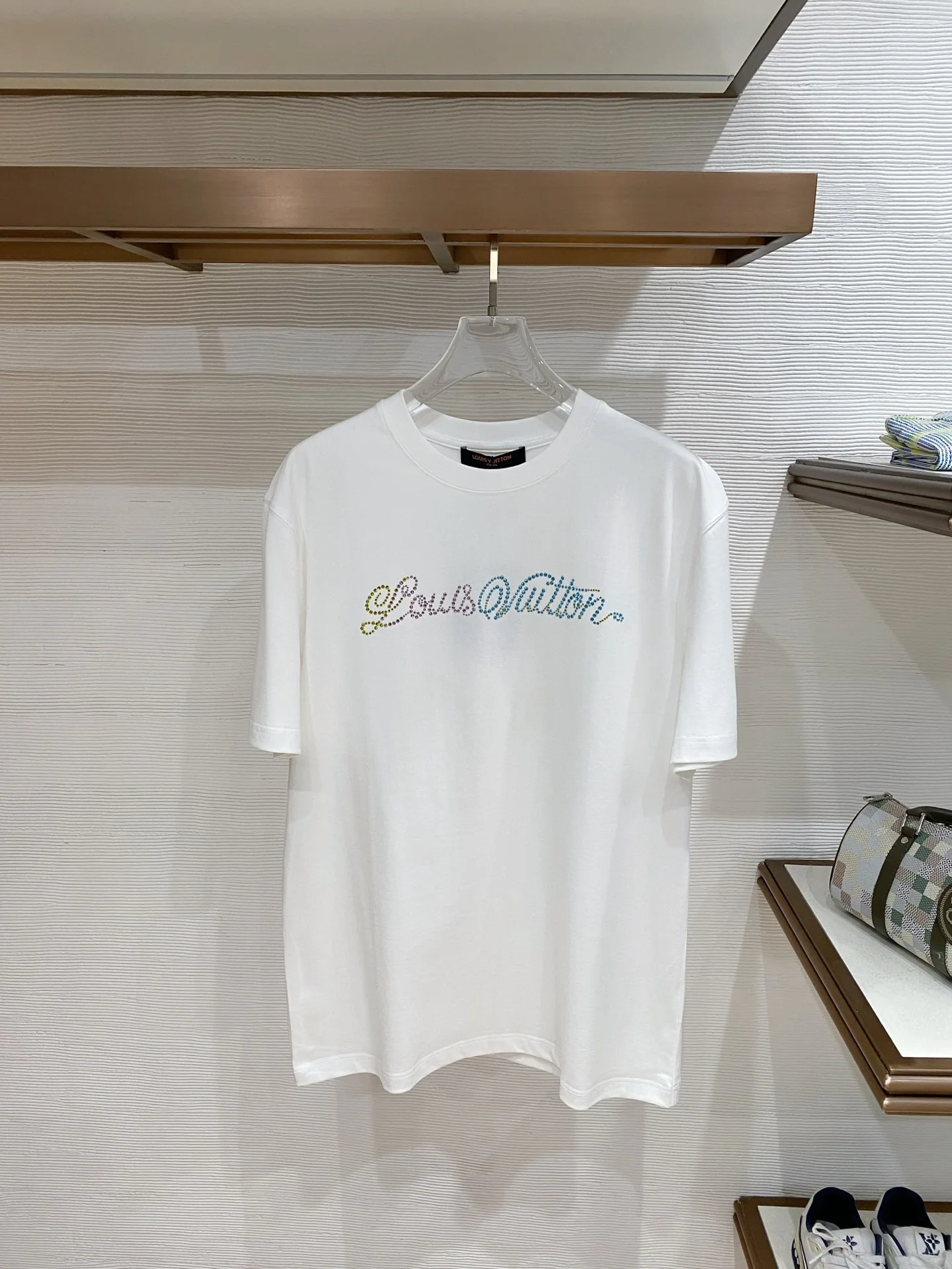Louis Vuitton Latest men s short-sleeve round-neck T-shirt