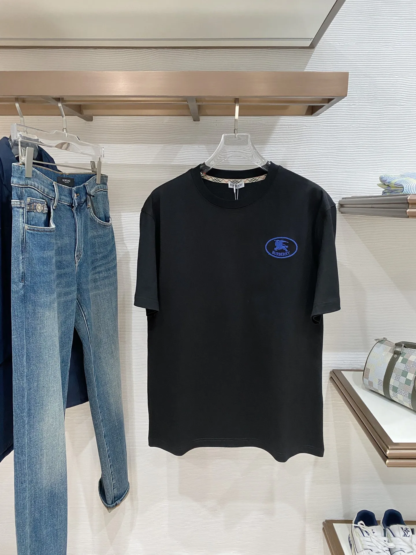 Burberry Spring and summer men s short-sleeve round neck T-shirt