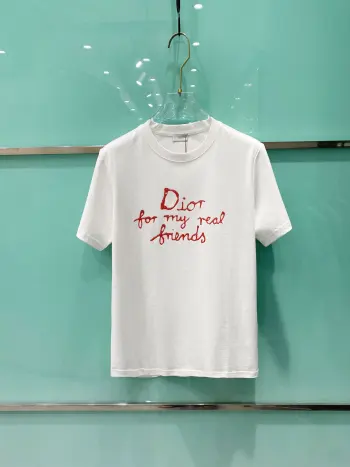 New style latest short-sleeve round-neck T-shirt Replica Dior Tshirts and Polos
