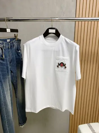 Imported Egyptian cotton men s short-sleeve T-shirt Replica Louis Vuitton Tshirts and Polos