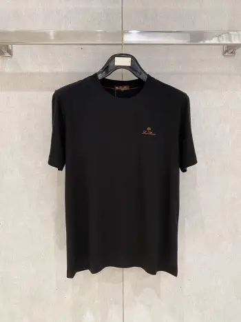 Xinjiang Long Staple Cotton Round Neck Short Sleeve Polo Replica Loro Piana Tshirts and Polos