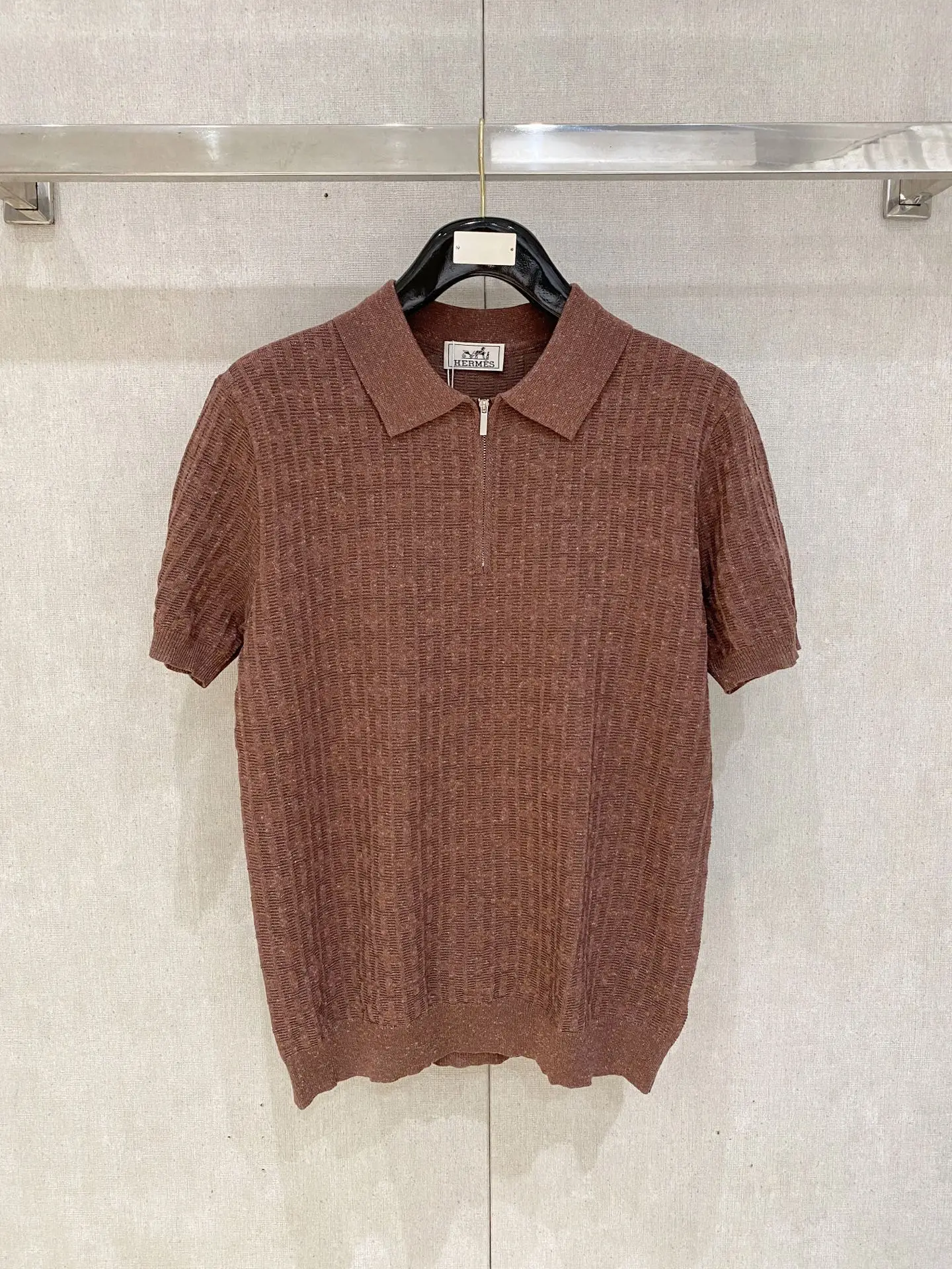 Loro Piana Old Money Style Knitted Short Sleeve Loro Piana Old Money Style Knitted Short Sleeve