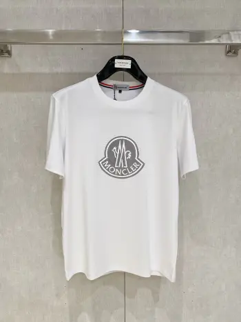 Xinjiang long-staple cotton round neck short-sleeve Polo Replica Moncler Tshirts and Polos