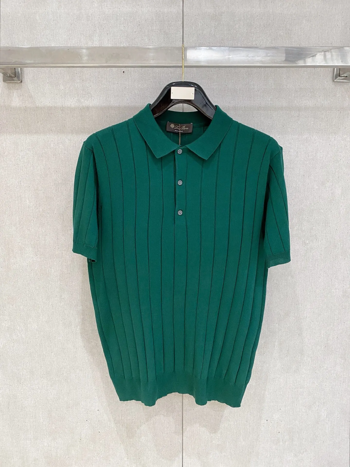 Loro Piana Old Money Style Knitted Short Sleeve Loro Piana Old Money Style Knitted Short Sleeve