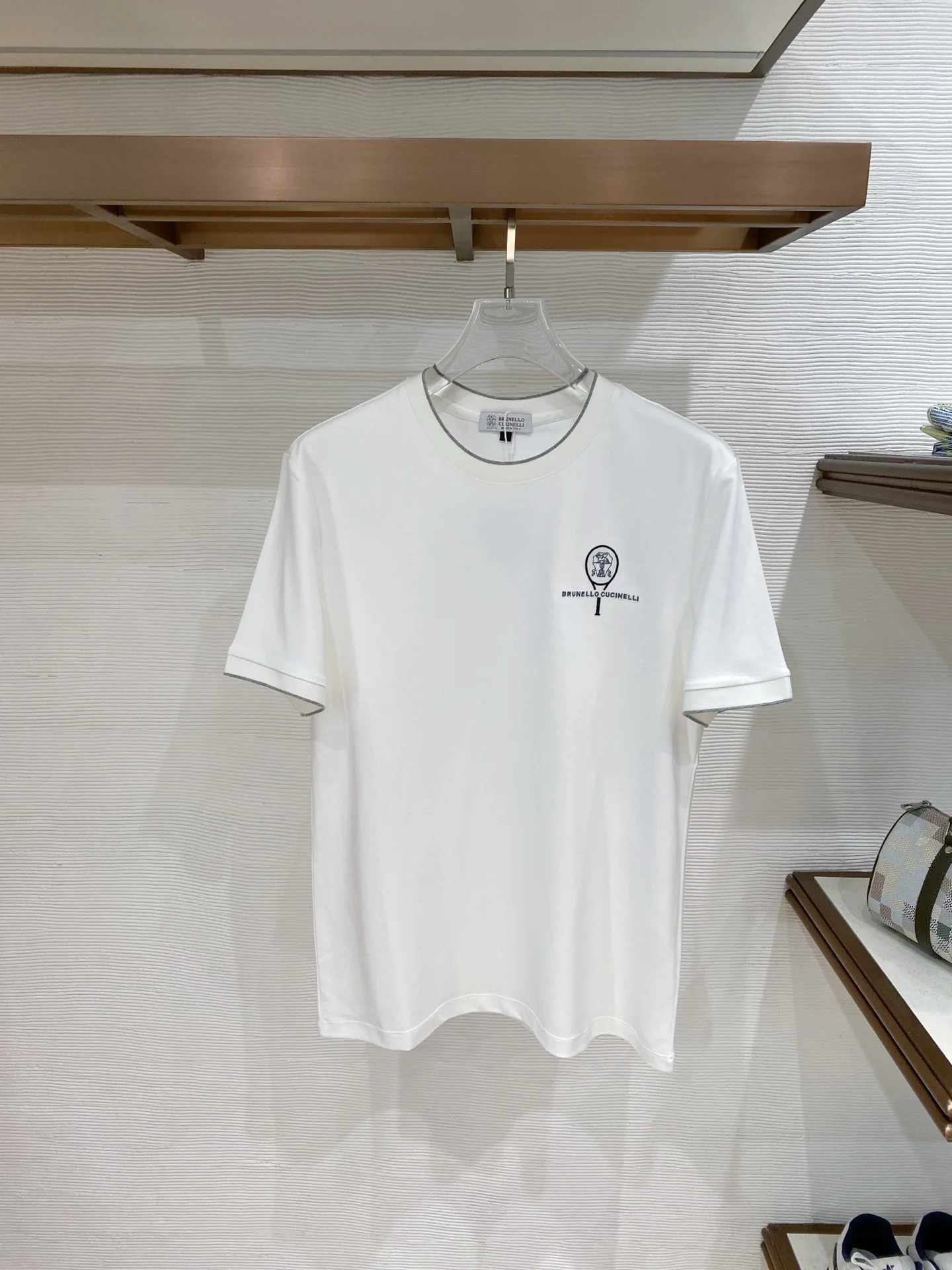 Brunello Cucinelli Latest short-sleeve round-neck men s T-shirt Brunello Cucinelli Latest short-sleeve round-neck men s T-shirt