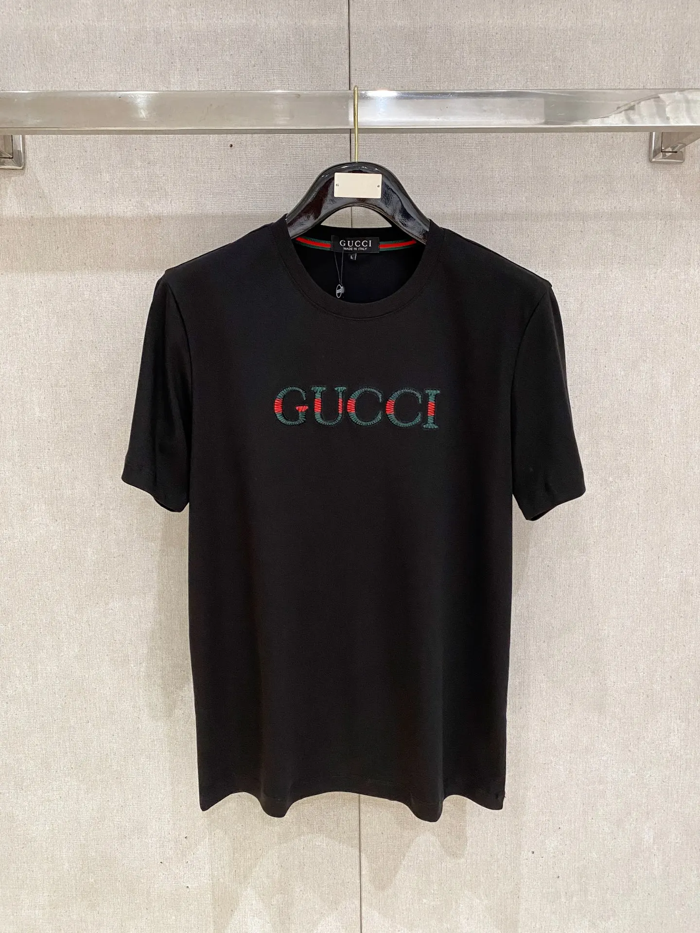Gucci Xinjiang long-staple cotton round neck short-sleeve Polo