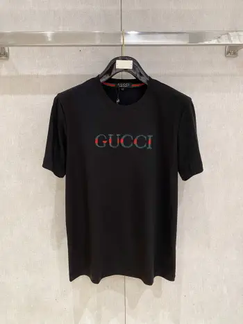 Xinjiang long-staple cotton round neck short-sleeve Polo Replica Gucci Tshirts and Polos