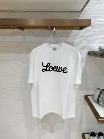 Latest short-sleeve round-neck men s T-shirt Replica Loewe Tshirts and Polos
