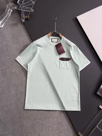 Antibacterial Sorona Technology Cool Cotton Short Sleeve T-Shirt Replica Gucci Tshirts and Polos