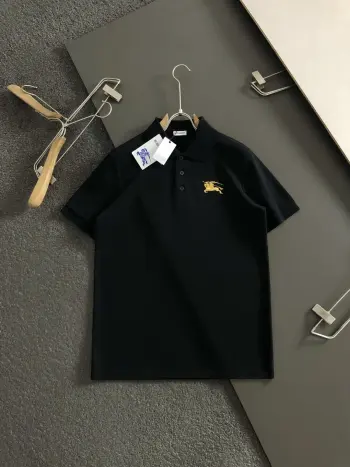 Knight 3D Embroidered Short Sleeve for Spring and Summer Replica Burberry Tshirts and Polos
