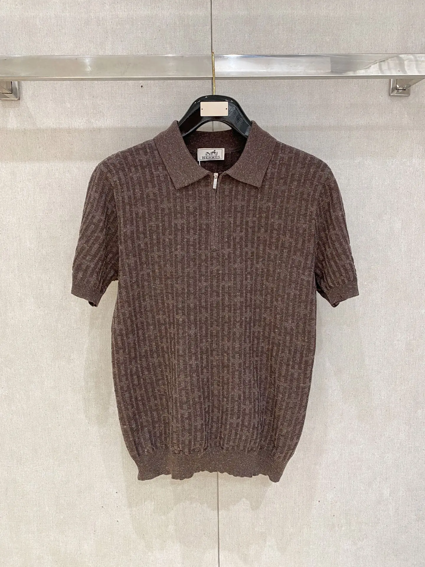 Loro Piana Old Money Style Knitted Short Sleeve Loro Piana Old Money Style Knitted Short Sleeve