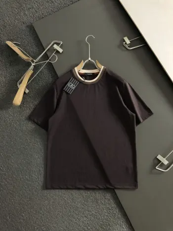 Two-tone collar short-sleeve for spring and summer Replica Zegna Tshirts and Polos