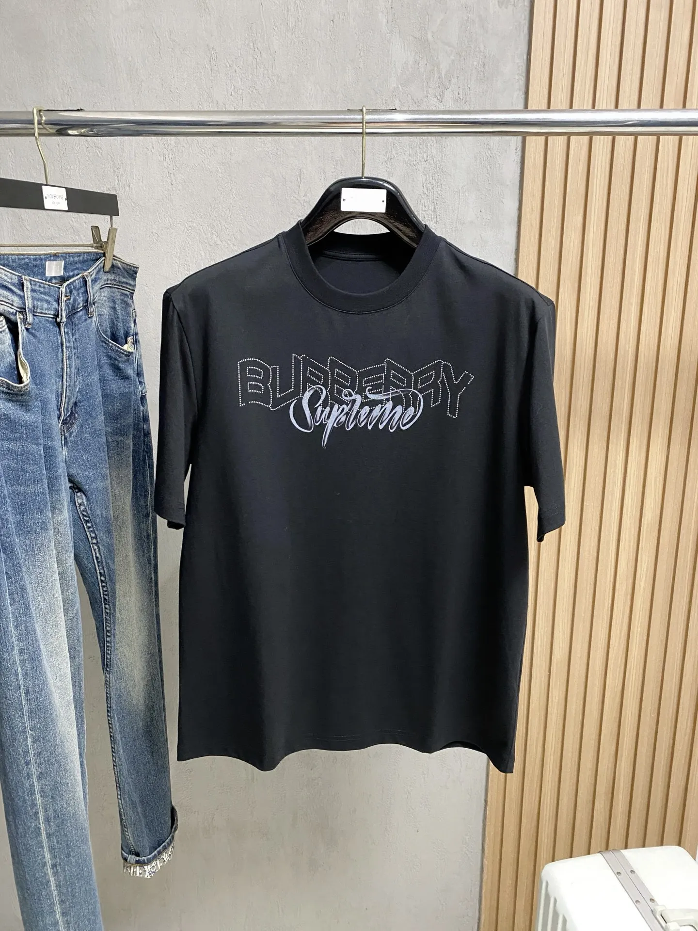 Burberry Imported Egyptian cotton men s short-sleeve T-shirt