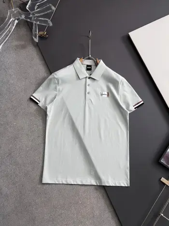 Spring and summer new men s short-sleeve Polo shirt Replica Boss Tshirts and Polos