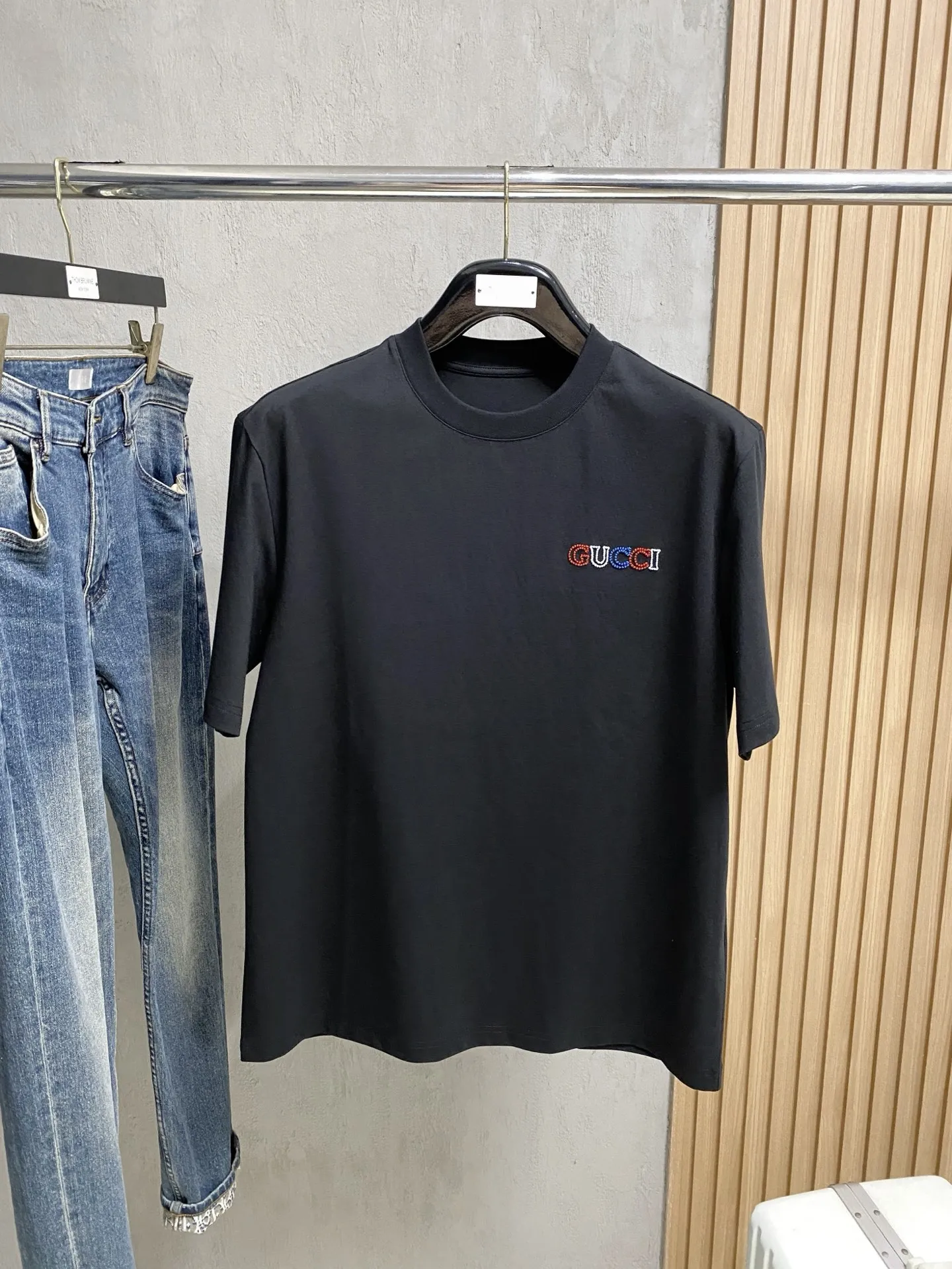 Gucci Imported Egyptian cotton men s short-sleeve T-shirt