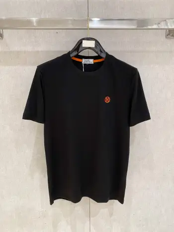 Xinjiang Long Staple Cotton Round Neck Short Sleeve Polo Replica Hermes Tshirts and Polos
