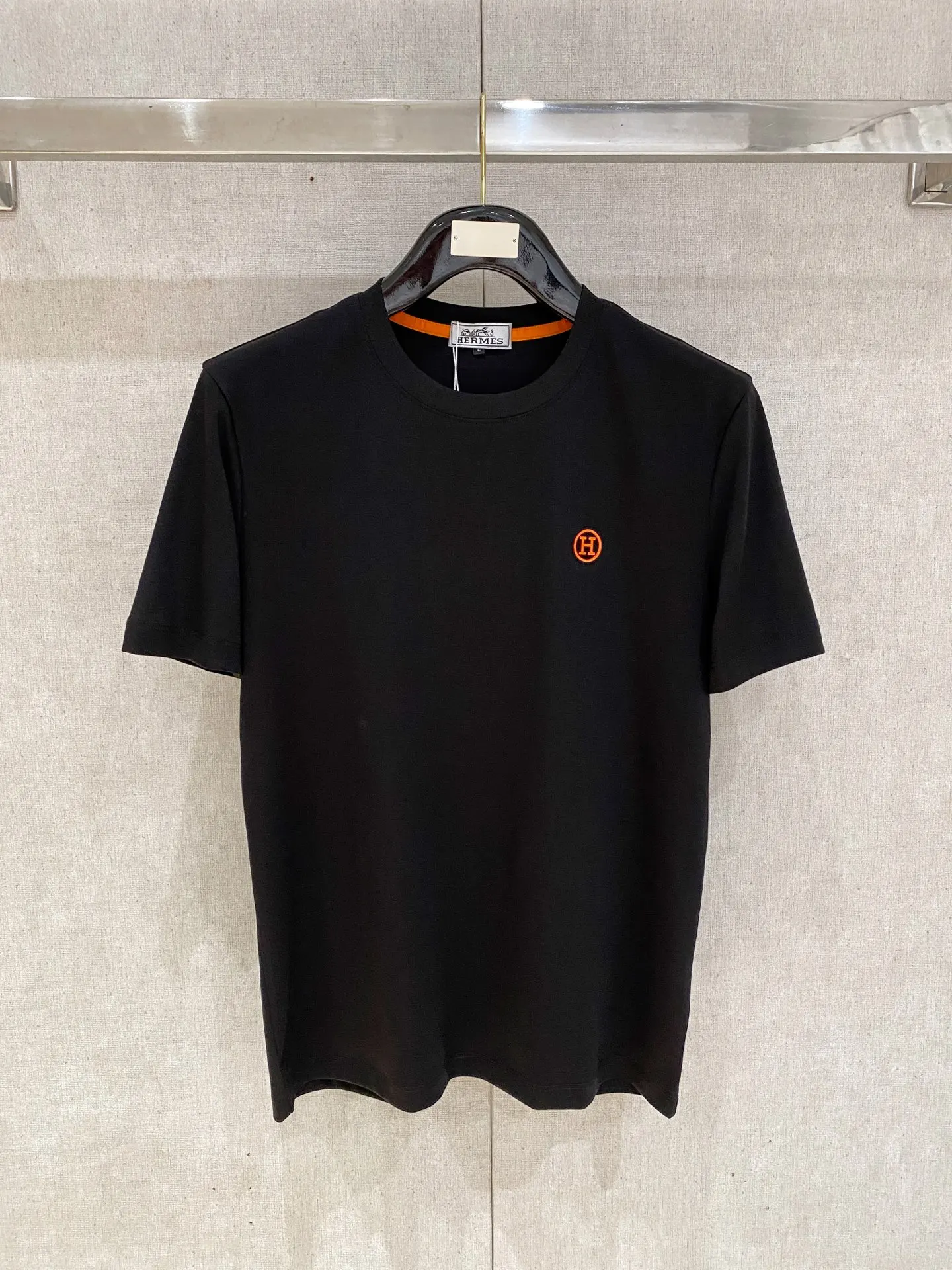Hermes Xinjiang Long Staple Cotton Round Neck Short Sleeve Polo Hermes Xinjiang Long Staple Cotton Round Neck Short Sleeve Polo