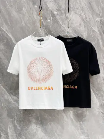 New style latest short-sleeve round-neck T-shirt Replica Balenciaga Tshirts and Polos