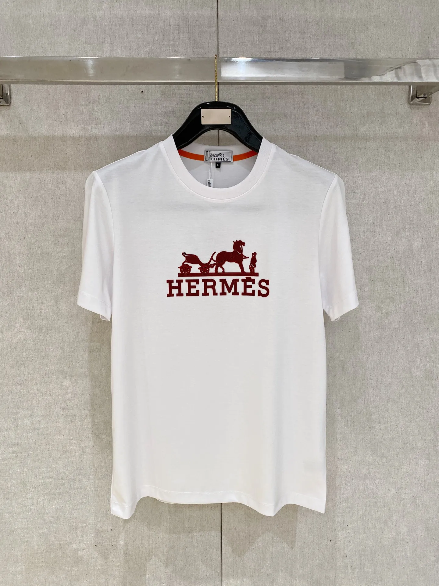 Hermes Xinjiang Long Staple Cotton Round Neck Short Sleeve Polo