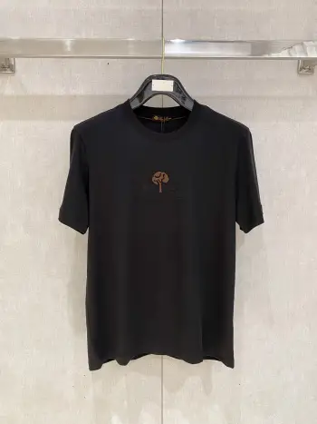 Xinjiang Long Staple Cotton Round Neck Short Sleeve Polo Replica Loro Piana Tshirts and Polos