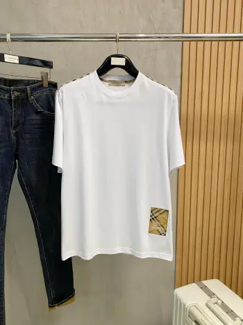 Xinjiang long-staple cotton men s short-sleeve T-shirt Replica Burberry Tshirts and Polos