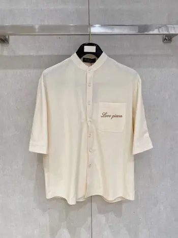 Tencel Linen Old Money Style Shirt Replica Loro Piana Shirts