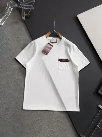 Antibacterial Sorona Technology Cool Cotton Short Sleeve T-Shirt Replica Gucci Tshirts and Polos