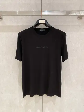 Xinjiang Long Staple Cotton Round Neck Short Sleeve Polo Replica Armani Tshirts and Polos