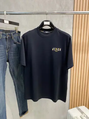 Xinjiang long-staple cotton men s short-sleeve T-shirt Replica Fendi Tshirts and Polos