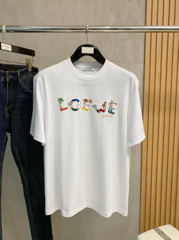Xinjiang long-staple cotton men s short-sleeve T-shirt Replica Loewe Tshirts and Polos