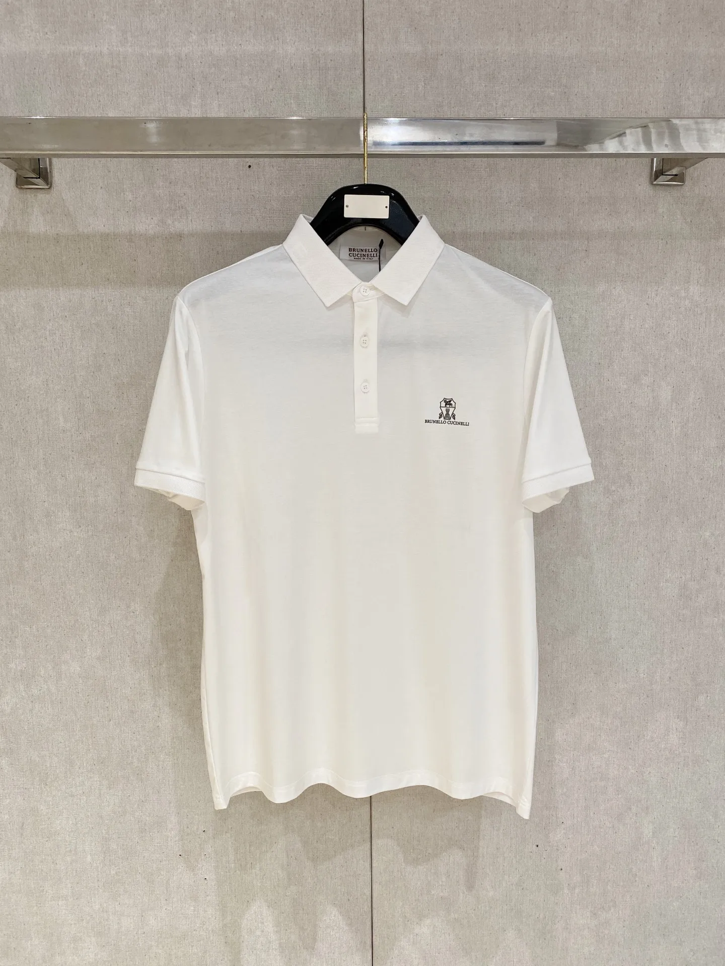 Brunello Cucinelli Men s Polo Shirt with Collar Brunello Cucinelli Men s Polo Shirt with Collar