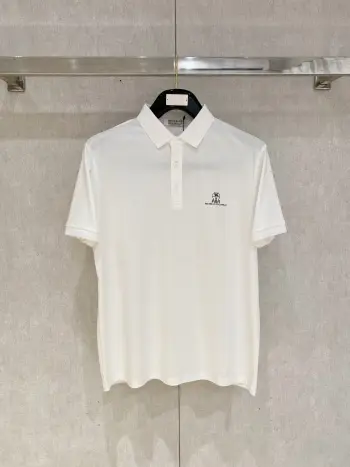Men s Polo Shirt with Collar Replica Brunello Cucinelli Tshirts and Polos