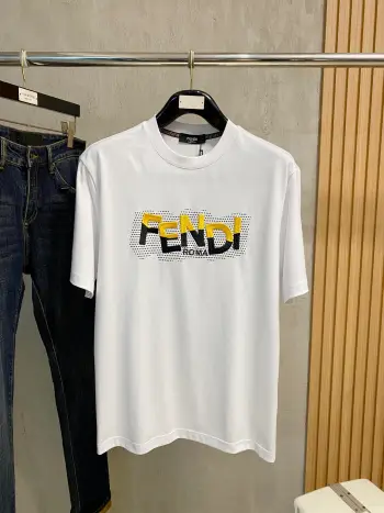 Xinjiang long-staple cotton men s short-sleeve T-shirt Replica Fendi Tshirts and Polos