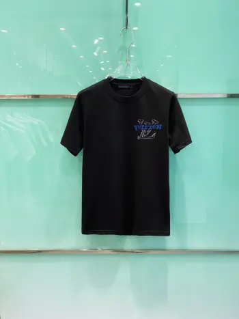 Spring and summer new unisex short-sleeve T-shirts Replica Louis Vuitton Tshirts and Polos