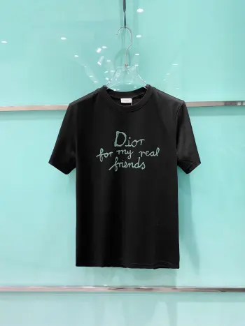 New style latest short-sleeve round-neck T-shirt Replica Dior Tshirts and Polos