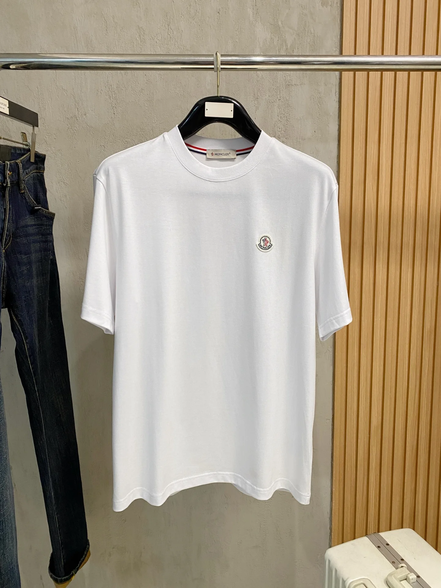 Moncler Xinjiang long-staple cotton men s short-sleeve T-shirt