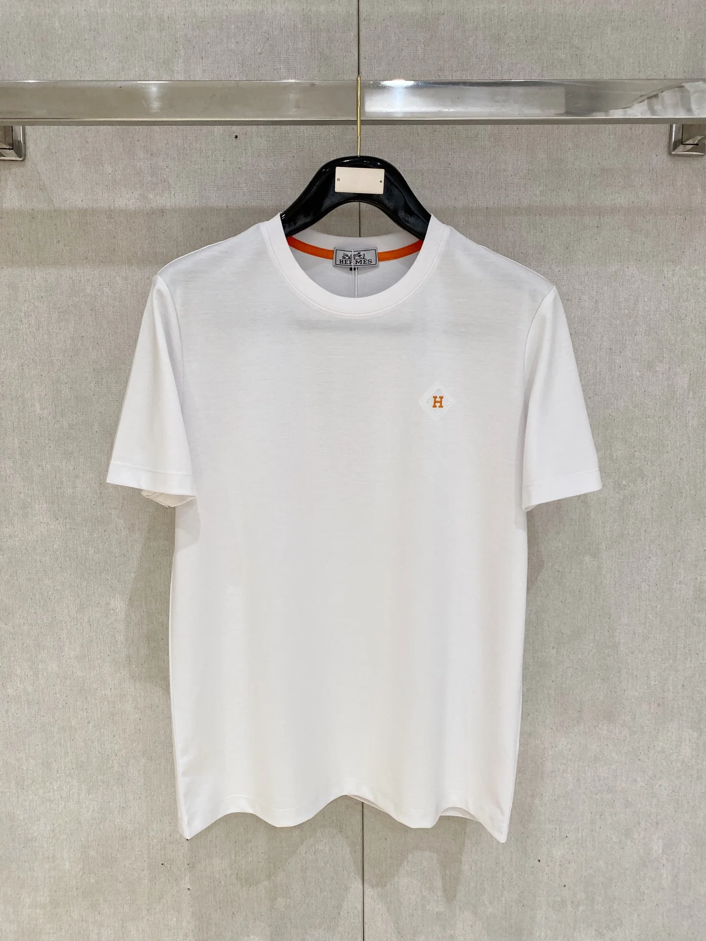 Hermes Xinjiang Long Staple Cotton Round Neck Short Sleeve Polo