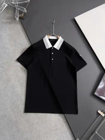 Spring and summer new men s short-sleeve Polo shirt Replica Moncler Tshirts and Polos
