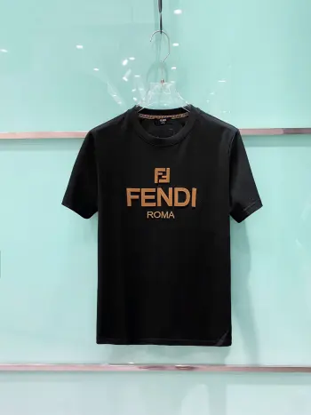 New style latest short-sleeve round neck T-shirt Replica Fendi Tshirts and Polos