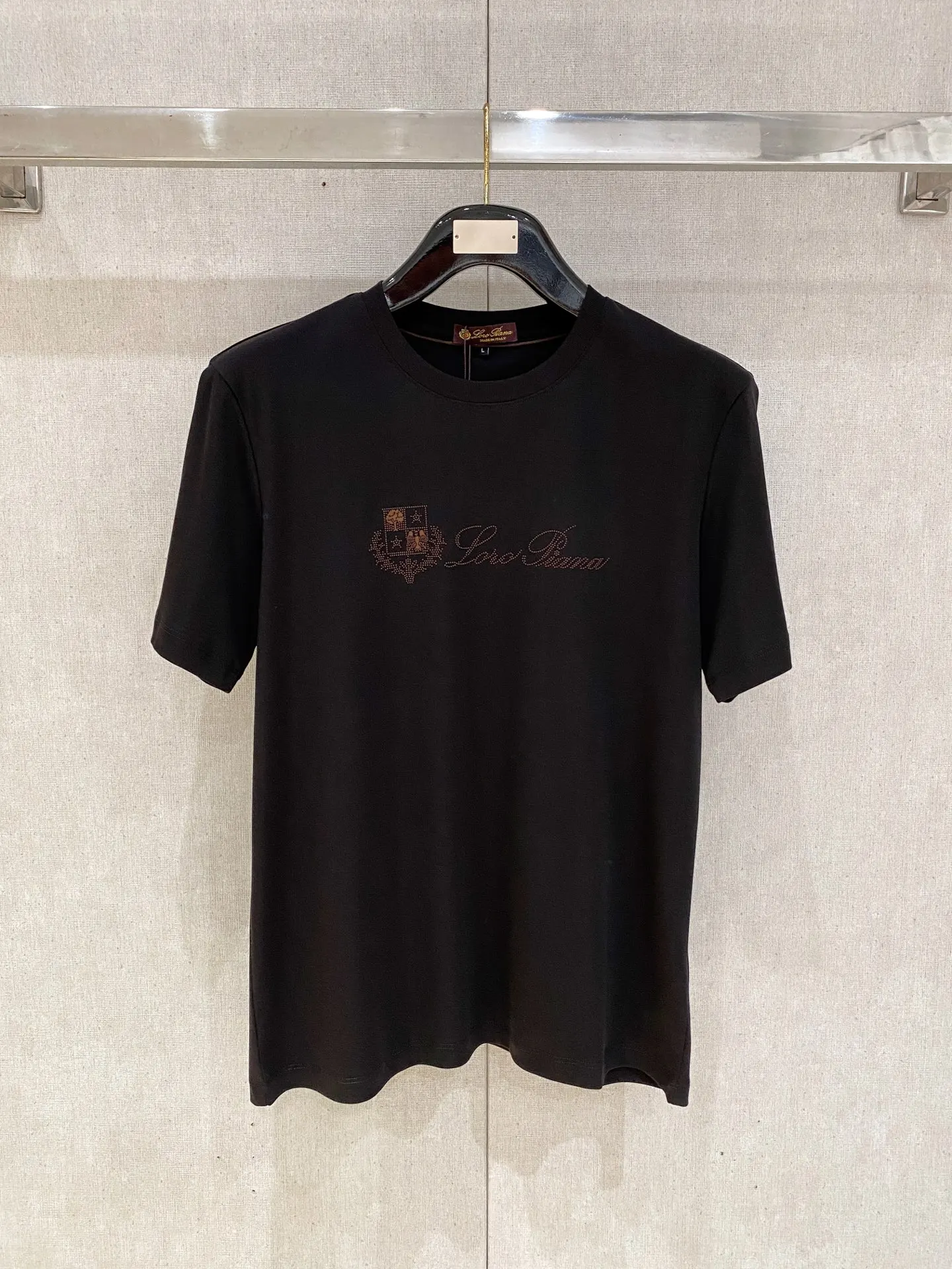 Loro Piana Xinjiang Long Staple Cotton Round Neck Short Sleeve Polo Loro Piana Xinjiang Long Staple Cotton Round Neck Short Sleeve Polo